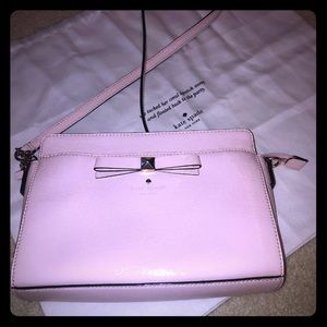 Baby pink Kate spade crossbody purse